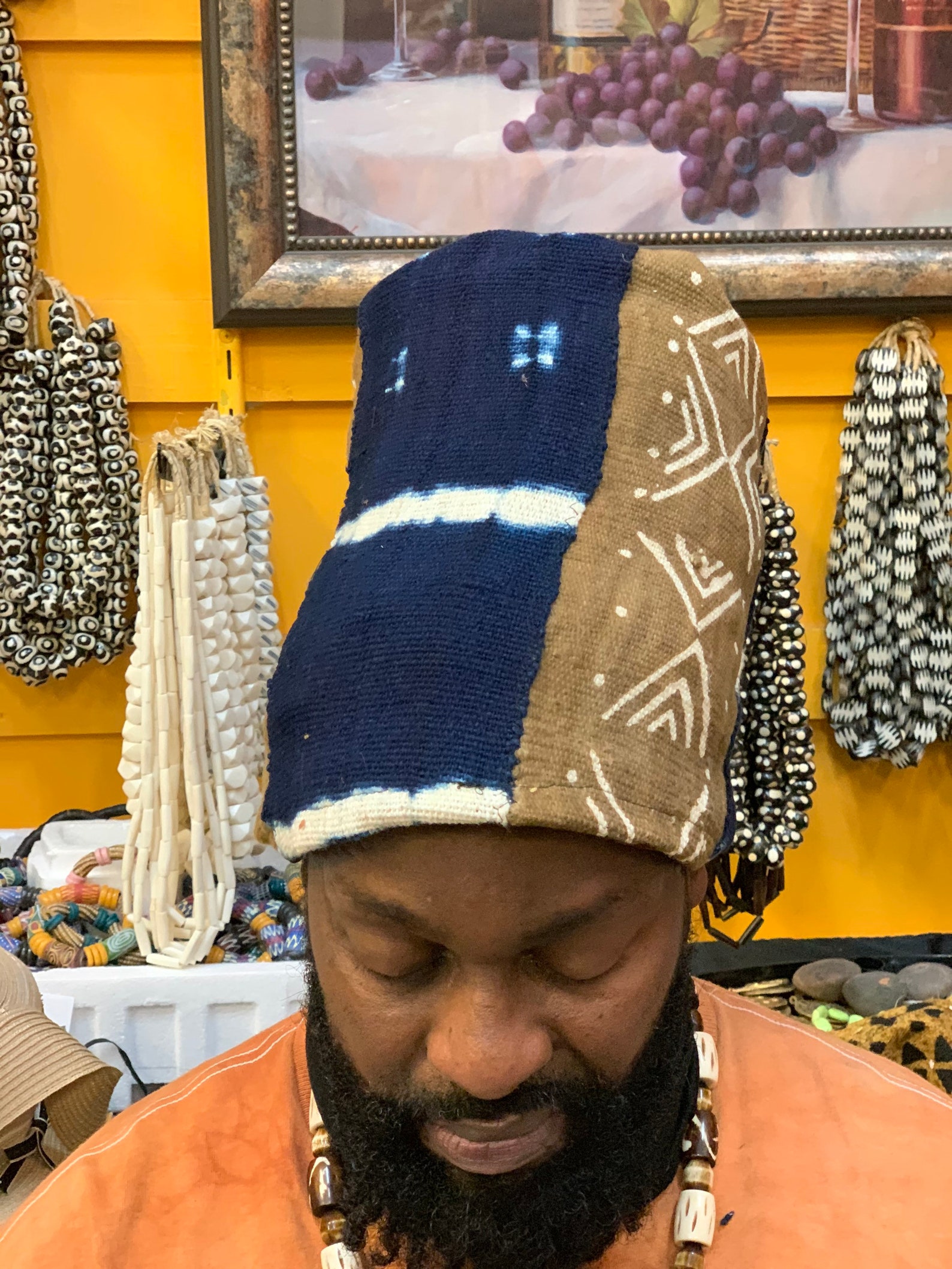 Locs Hat Tam Dreadlocks Hat Roots Hat Mudcloth Hat Rasta - Etsy