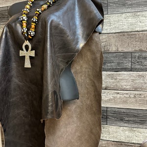 Leather Poncho - Etsy