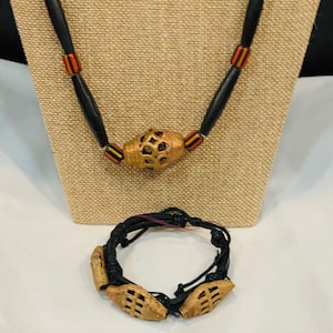 African Necklace Set, Ethnic Necklace Set, Brass Necklace, African Male Jewelry, Unisex African Jewelry