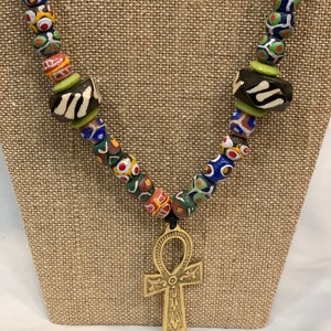Trade Beads, Unc Necklace, African Unc Necklace, African Male Necklace, African Jewelry, Ethnic Jewelry