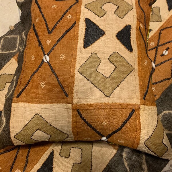 Kuba Cloth Pillow Etsy