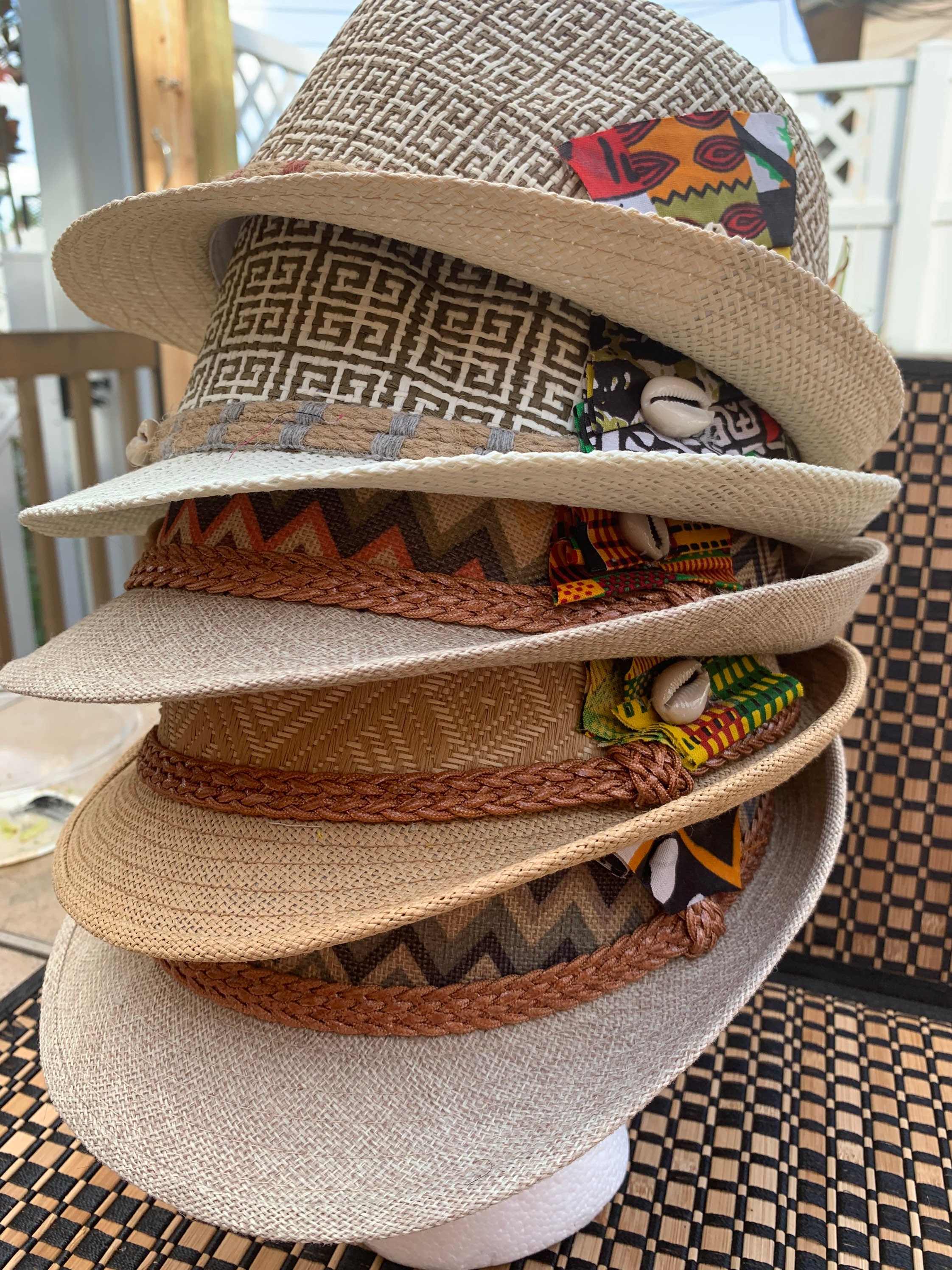 Fedora African Hat African Men Hats Stingy Brim Ankara Hat Etsy