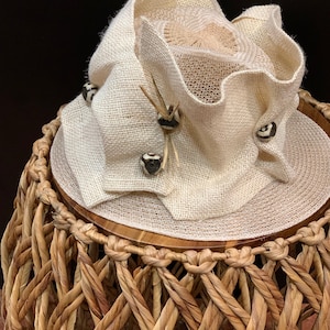 Zulu-lentehoed, Afrikaanse hoed, zomerhoed, dameshoed, funkhoed, kunsthoed, fedorahoed dames