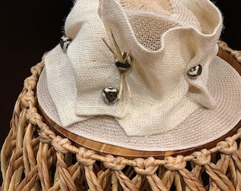 Spring Zulu Hat, African Hat, Summer Hat, Women’s Hat, Funk Hat, Art Hat, Women Fedora Hat