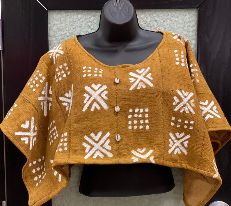 African Shrug African Kimono Mustard African Shrug Ethnic Etsy