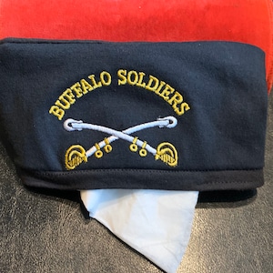 Buffalo Soldier Face Mask, Two Buffalo Soldier Facemask,  Black History Facemask, American History Facemask
