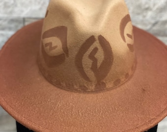 Filz Fedora, Afrikanischer Fedora, Unisex Hut, Frauenhut, Herrenhut