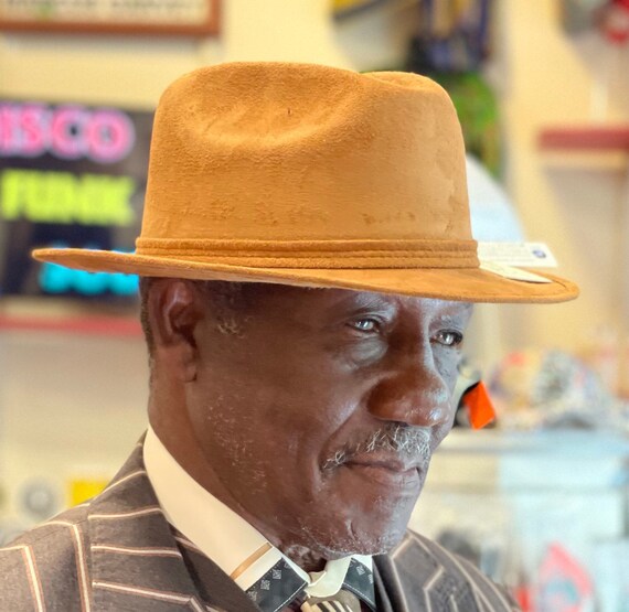 Fedora Suede Fedora Mens Hat Formal 