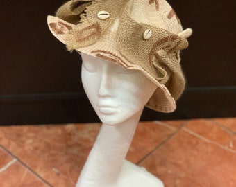 African Zulu Hat, Fedora, Crown, Hatitude, Church Hat , Ethnic Hat, Women Hat