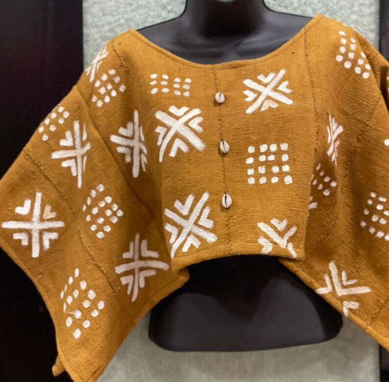 African Shrug African Kimono Mustard African Shrug Ethnic Etsy