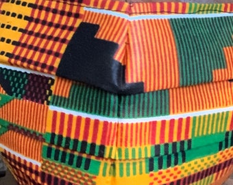 African Print Face Mask, Out of Africa Face Mask, African Face Mask, Cloth Mask With Filter Pocket