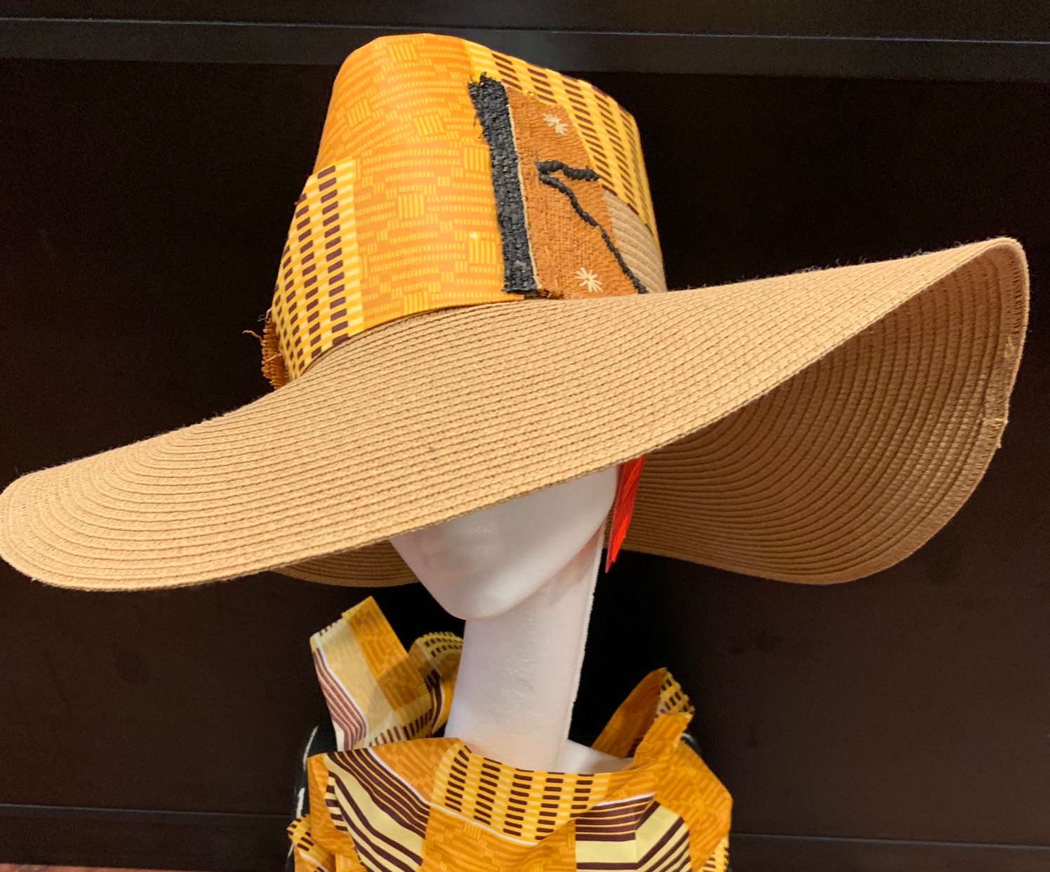 Zulu Hat African Hat Open Crown Hat African Straw Hat Etsy