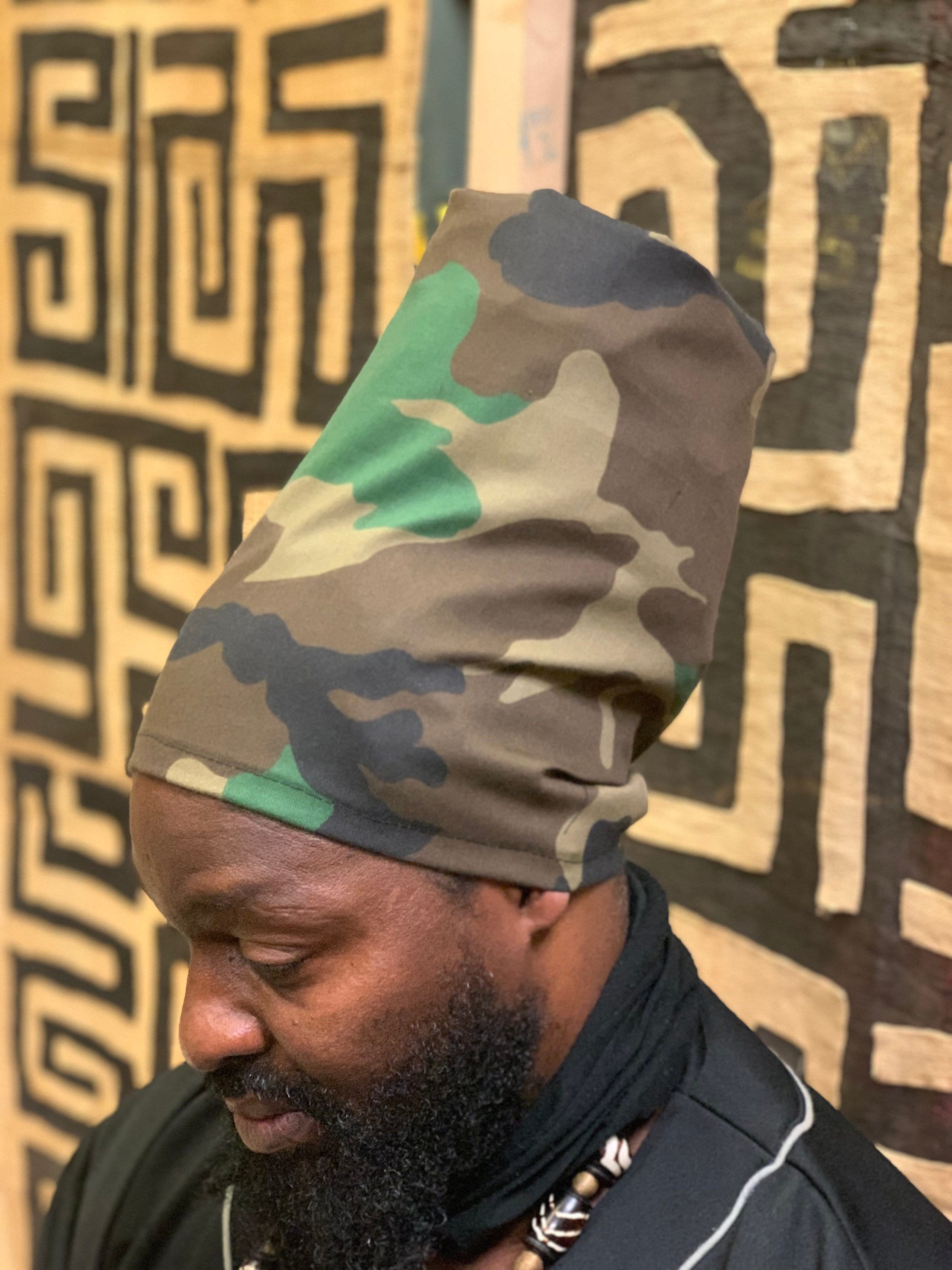 Camouflage Locs Hat Camo Rasta Cap Camo 
