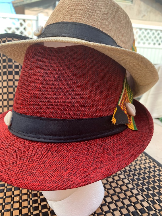 Fedora, African Hat, Stingy Brim, Men Hats, African Fedora 