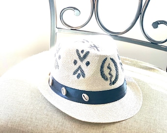 Tan Gyname Fedora, afrikanische Fedora, Tan Fedora, Männer Fedora, ethnische Fedora, Frauenhut, Frauen Fedora