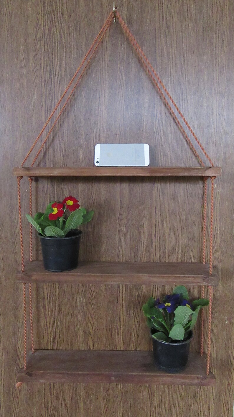 Swing Wooden Shelves Heattreated Wood Soul Shelf Shelf Etsy