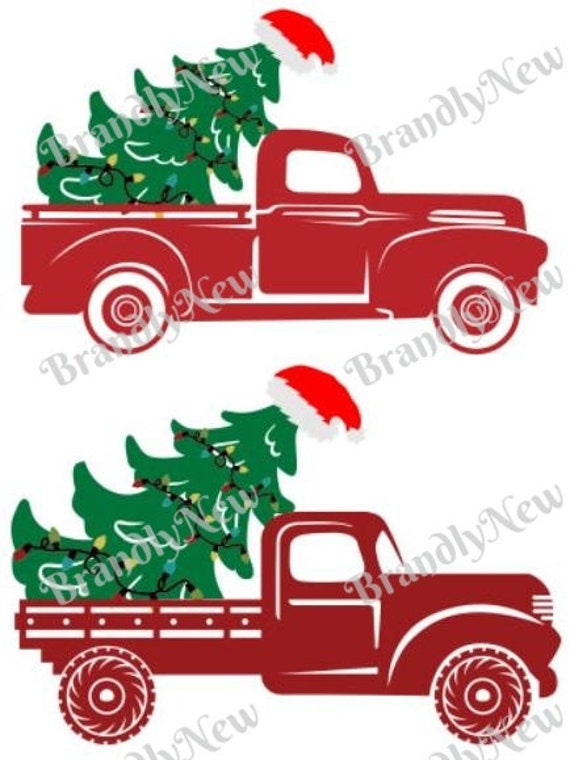 Download Free Christmas Tree In Old Truck Design Svg Png Download File Etsy SVG DXF Cut File