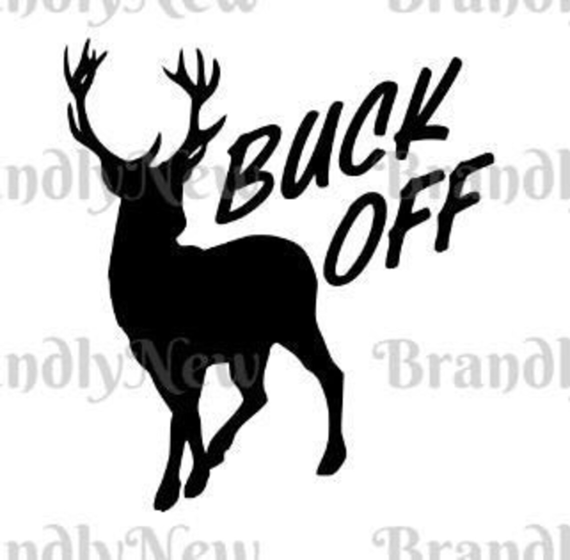Buck off Deer Design / SVG PNG DXF Download / File for Etsy