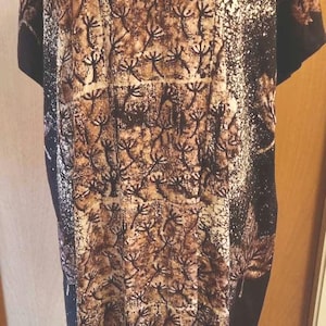 Javanese batik kaftan, Earthy colours, natural dyes  4 motif designs