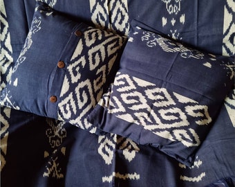 Javanese Japara Ikat Throws with 2 matching cushion covers