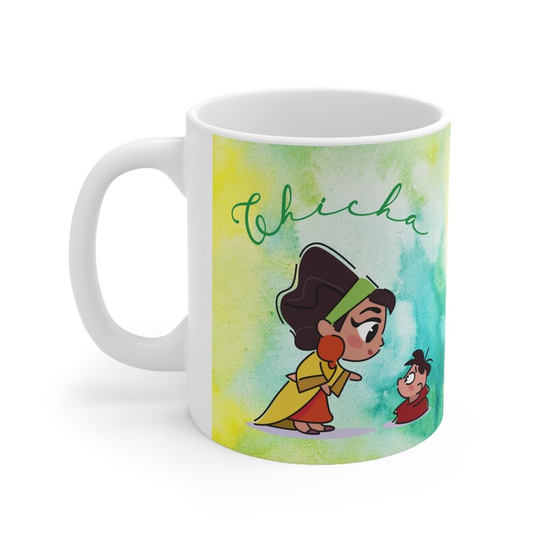 Chicha and Tipo Cute Ceramic Mug 11oz, Chicha and Tipo Mug, the Emperor ...