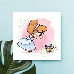 Cinderella Canvas Painting - Disney Canvas Painting