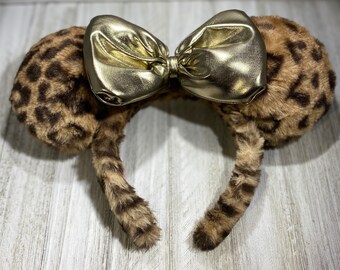 Fluffy Cheetah Disney Ears