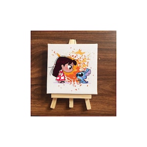 Lilo (Lilo and Stitch) Canvas Painting - Disney Canvas Painting