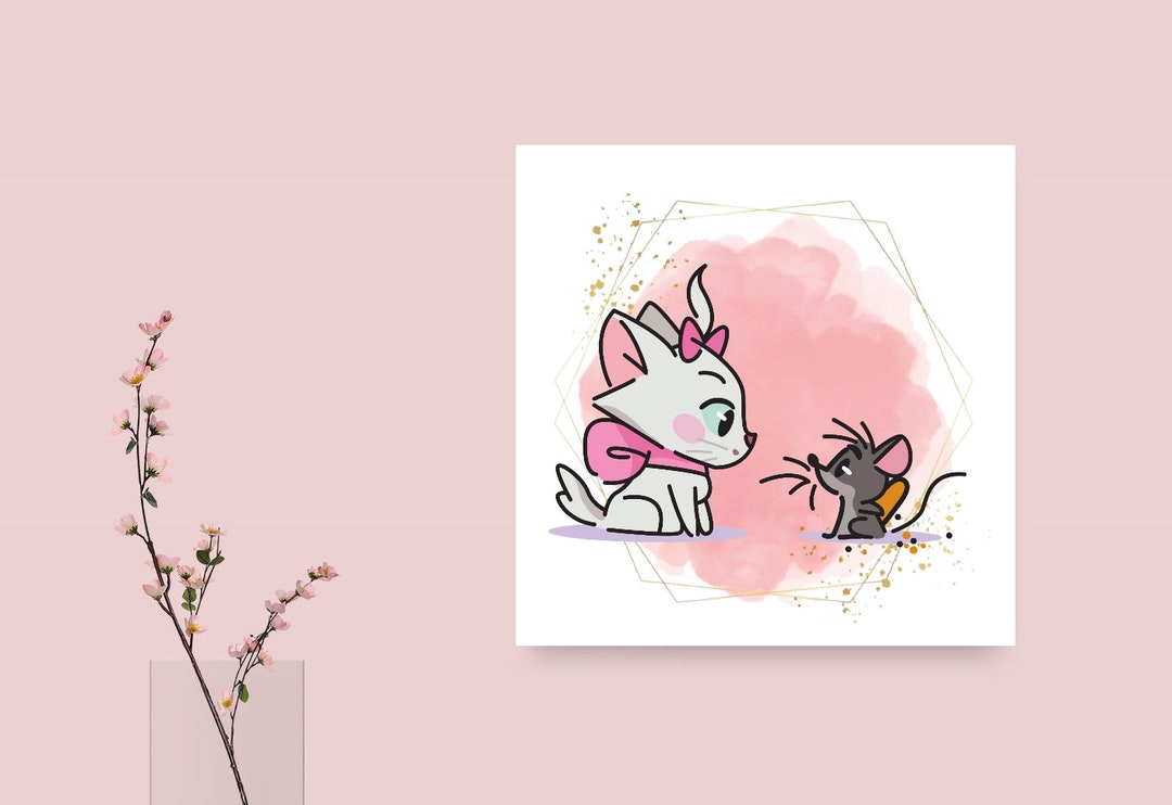 Marie aristocats Canvas Painting Disney Canvas Painting - Etsy
