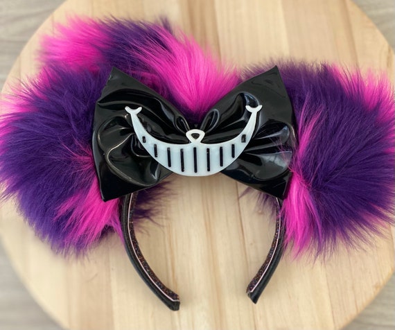 Cheshire Inspired Mickey Ears Princess Theme Park Ears  display picture 3