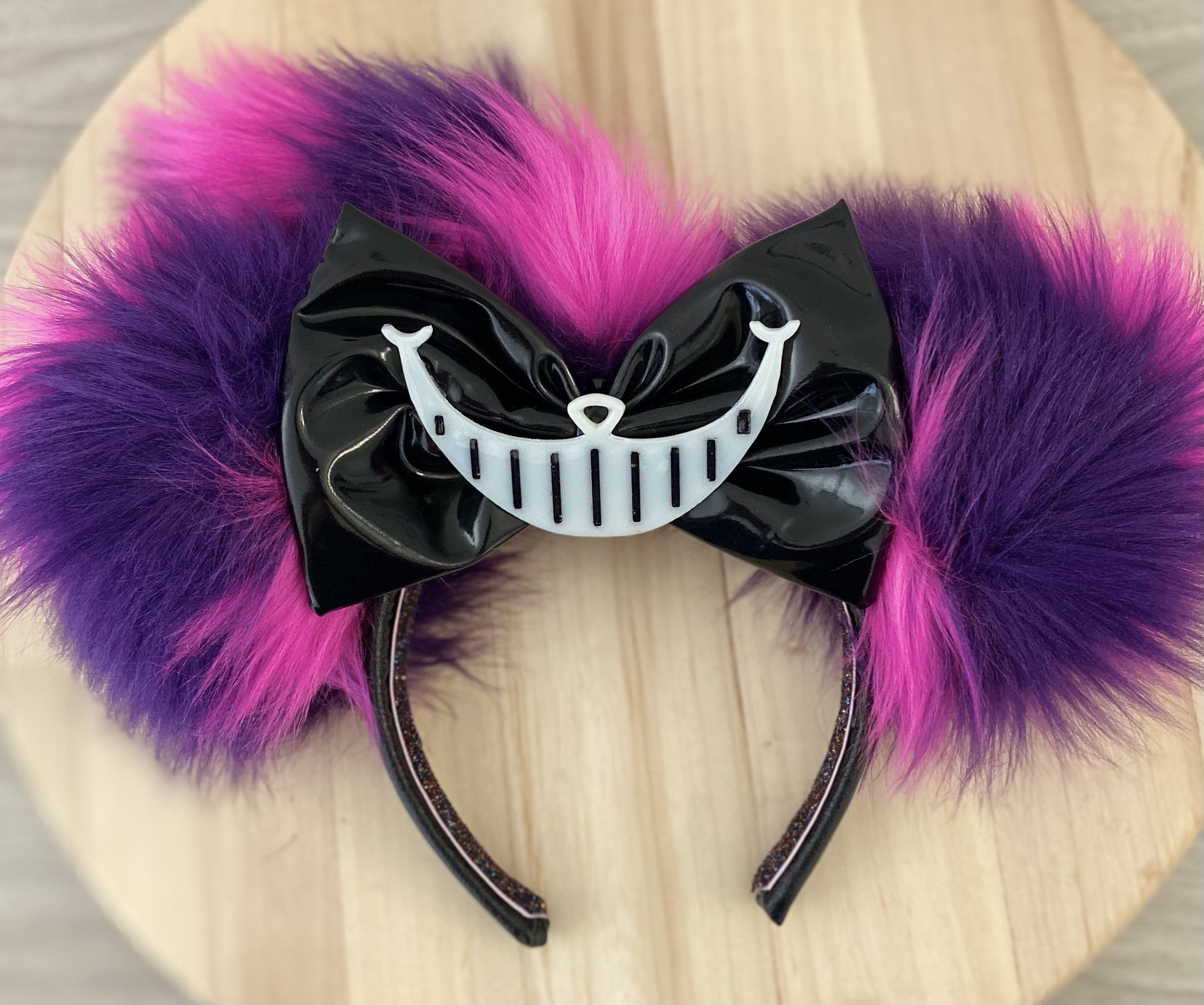 Cheshire Inspired Mickey Ears Princess Theme Park Ears  display picture 3