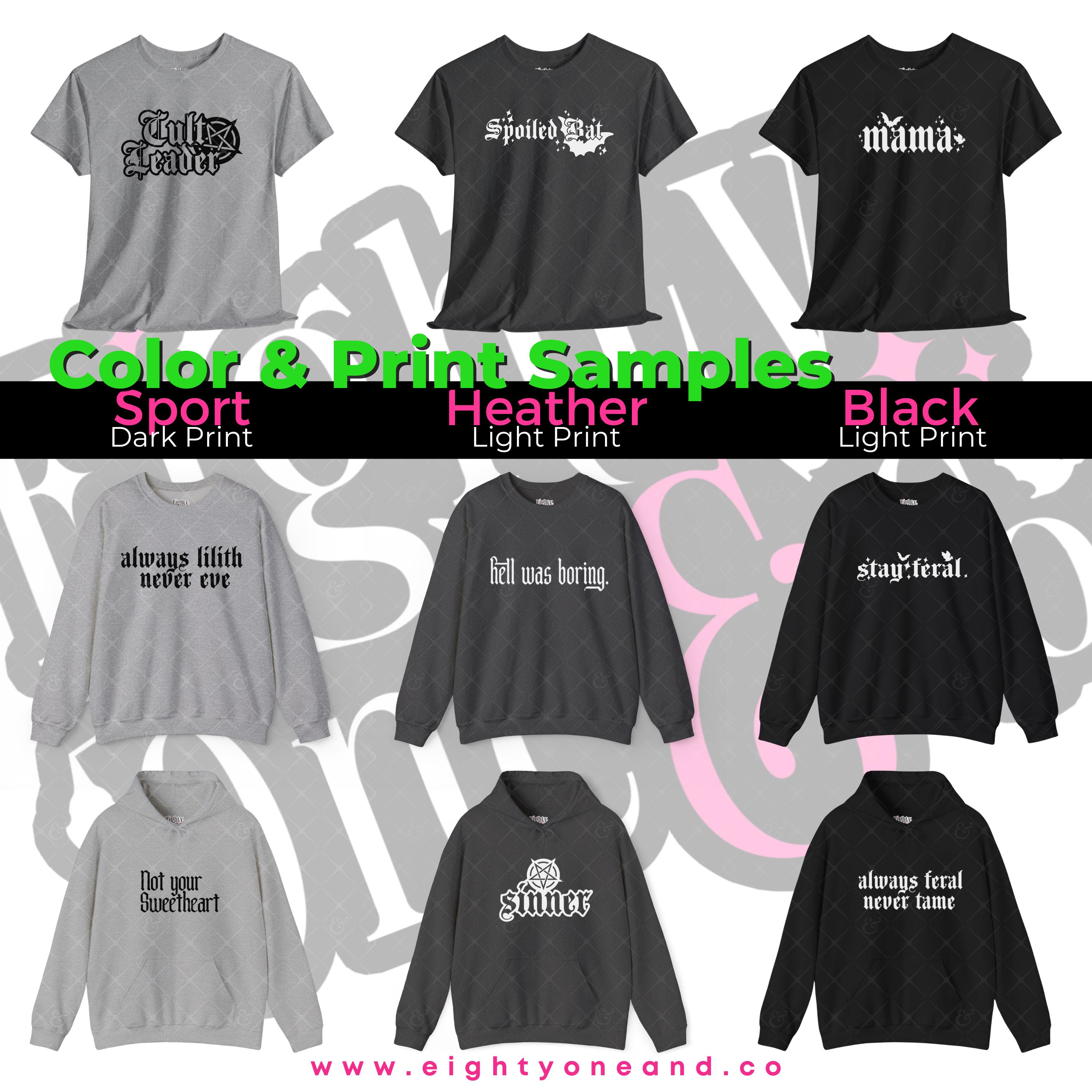 Sinner Hoodie Blasphemous Shirt Punk Clothing Gothic Clothes