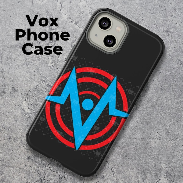 Vox phone case Vox Fan Art Vox's phone Fanart TV Demon Vox Hazbin Hotel Inspired Art phone Hazbin Hotel iphone anime phone case iphone case