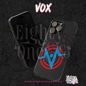 Vox phone case Vox Fan Art Vox&#39;s phone Fanart TV Demon Vox Hazbin Hotel Inspired Art phone Hazbin Hotel iphone anime phone case iphone case