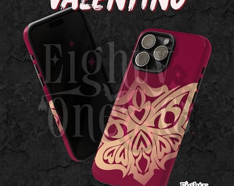 Valentino phone case Valentino Fan Art Valentino&#39;s phone Fanart Velvette Hazbin Hotel Inspired Art phone Hazbin Hotel phone case iphone case