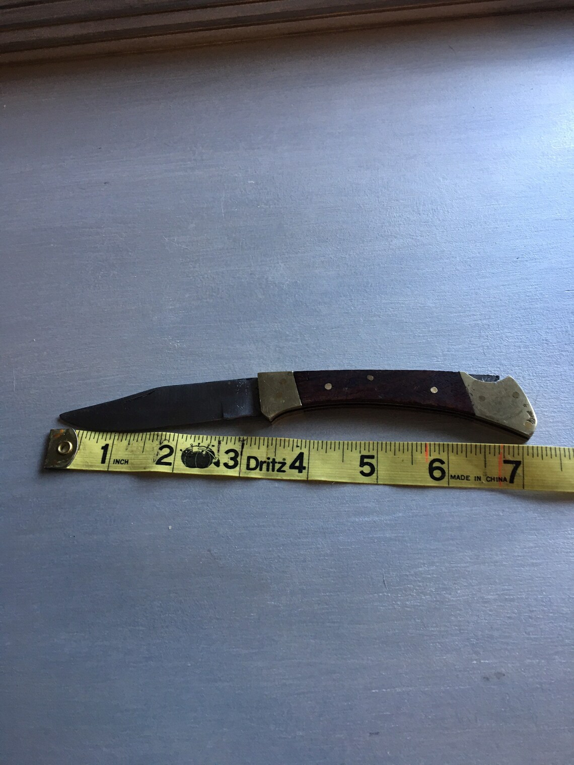 Vintage Pakistan Folding Pocket Knife Stainless Etsy