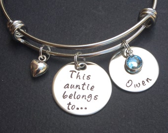 personalized jewelry for aunts
