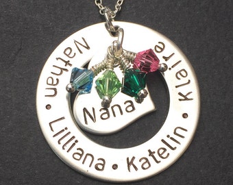 Nana Necklace - Grandmother Necklace - Grandma Jewelry - Gift for Nana - Mimi Jewelry - Mommy Necklace - Grandma Necklace - Gift for Mom