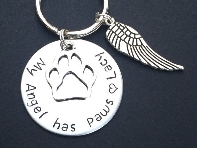 Claire's Love Angel Wings Dog Keychain - Plaza West Covina