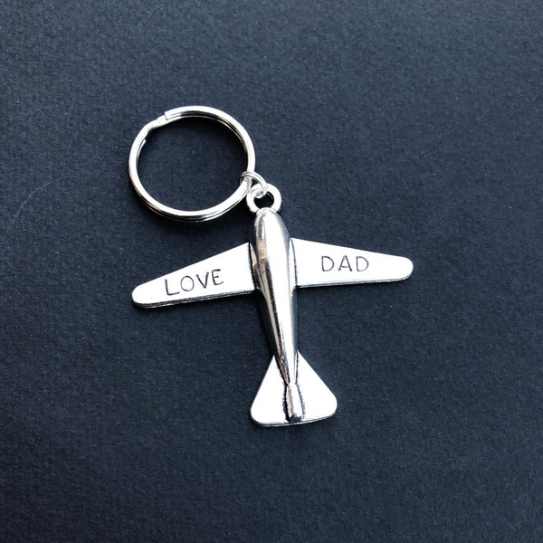 Plane Keychain, Pilot Gift, Airplane Keychain, Airplane, Traveling Keychain, Gift for Flight Attendant, Travel gift, Flight Keychain