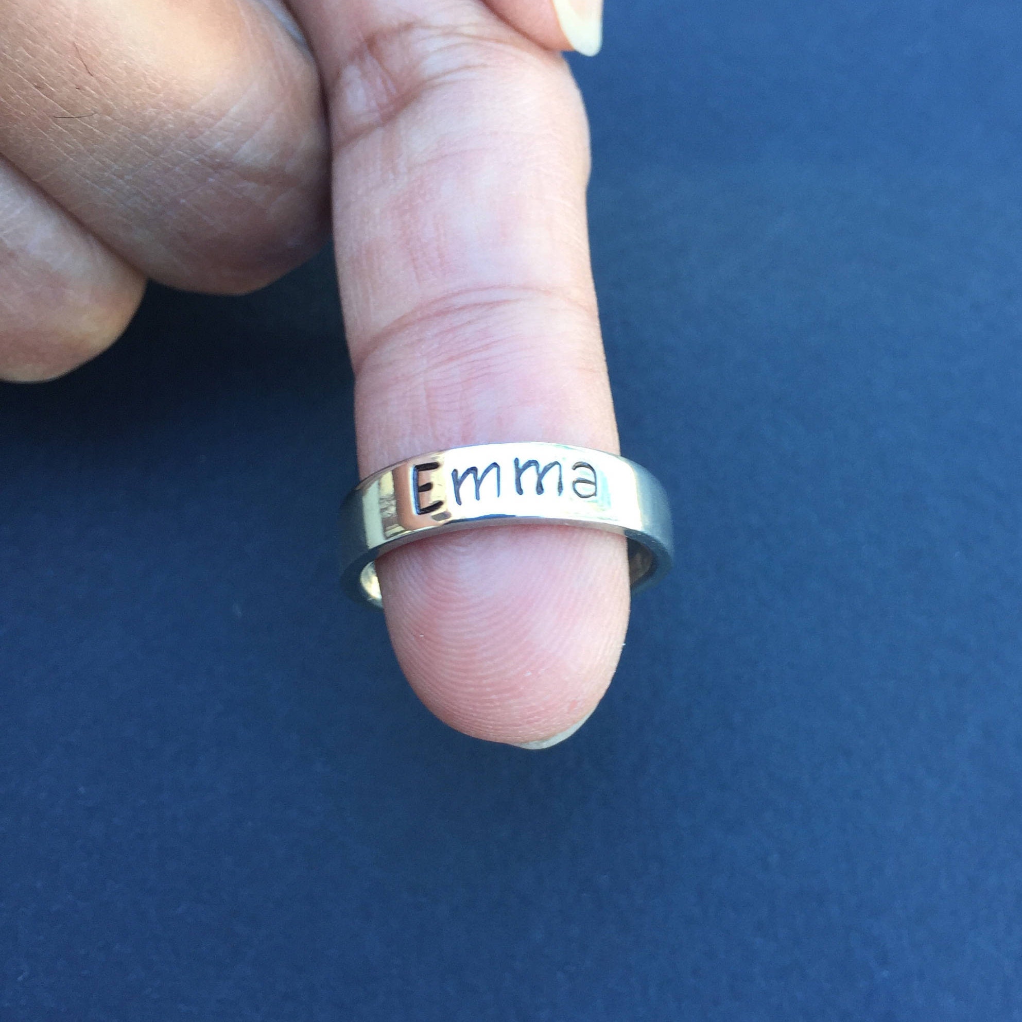 Name Ring Personalized Ring for Women Name Ring for Mom | Etsy