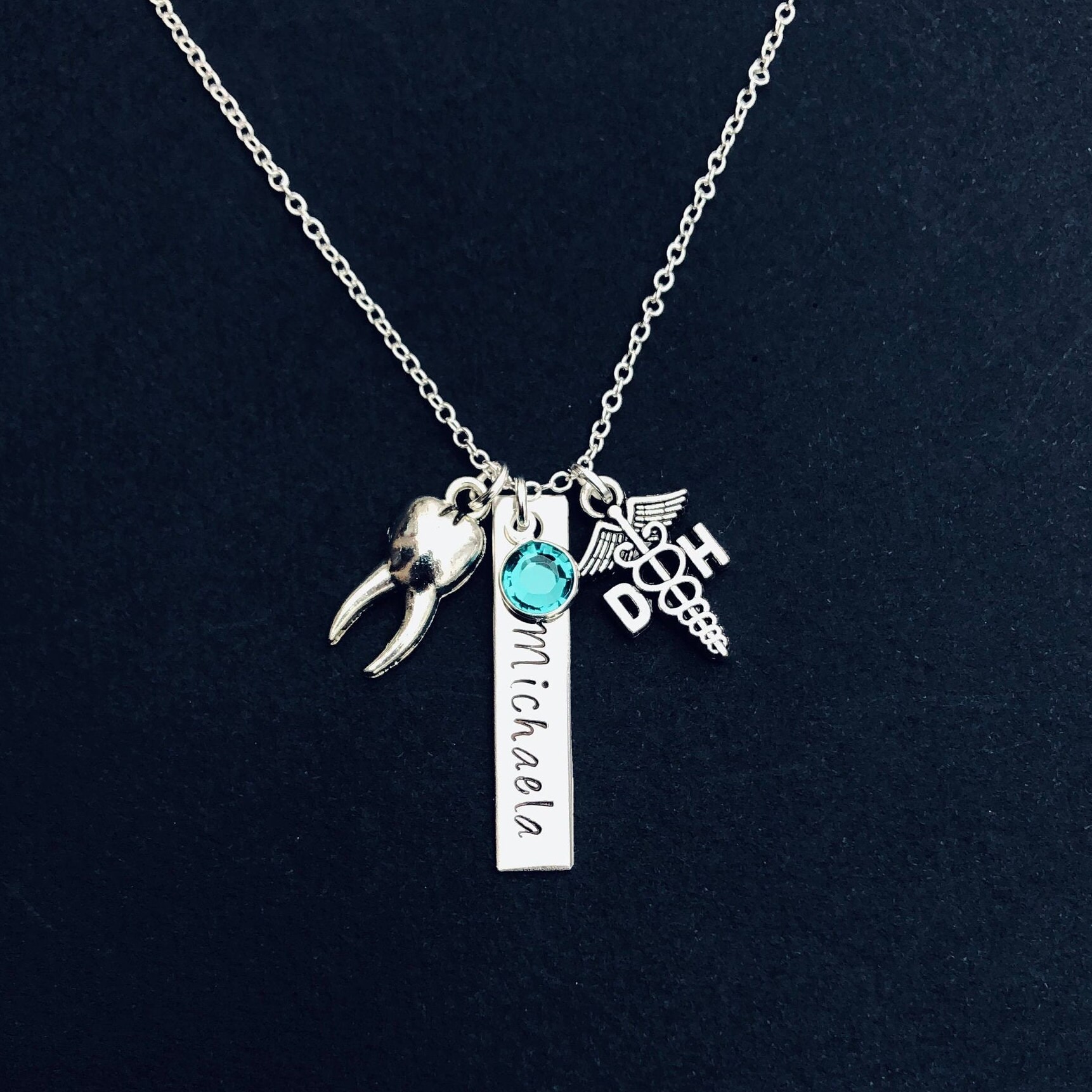 Dental Hygienist Gift Dental Assistant Gift Hand Stamped Etsy UK