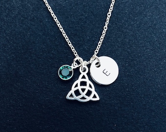 Celtic knot necklace - Celtic gift - Celtic knot jewelry - Irish jewelry - Gaelic jewelry - Celtic sister knot necklace - Sister knot gift