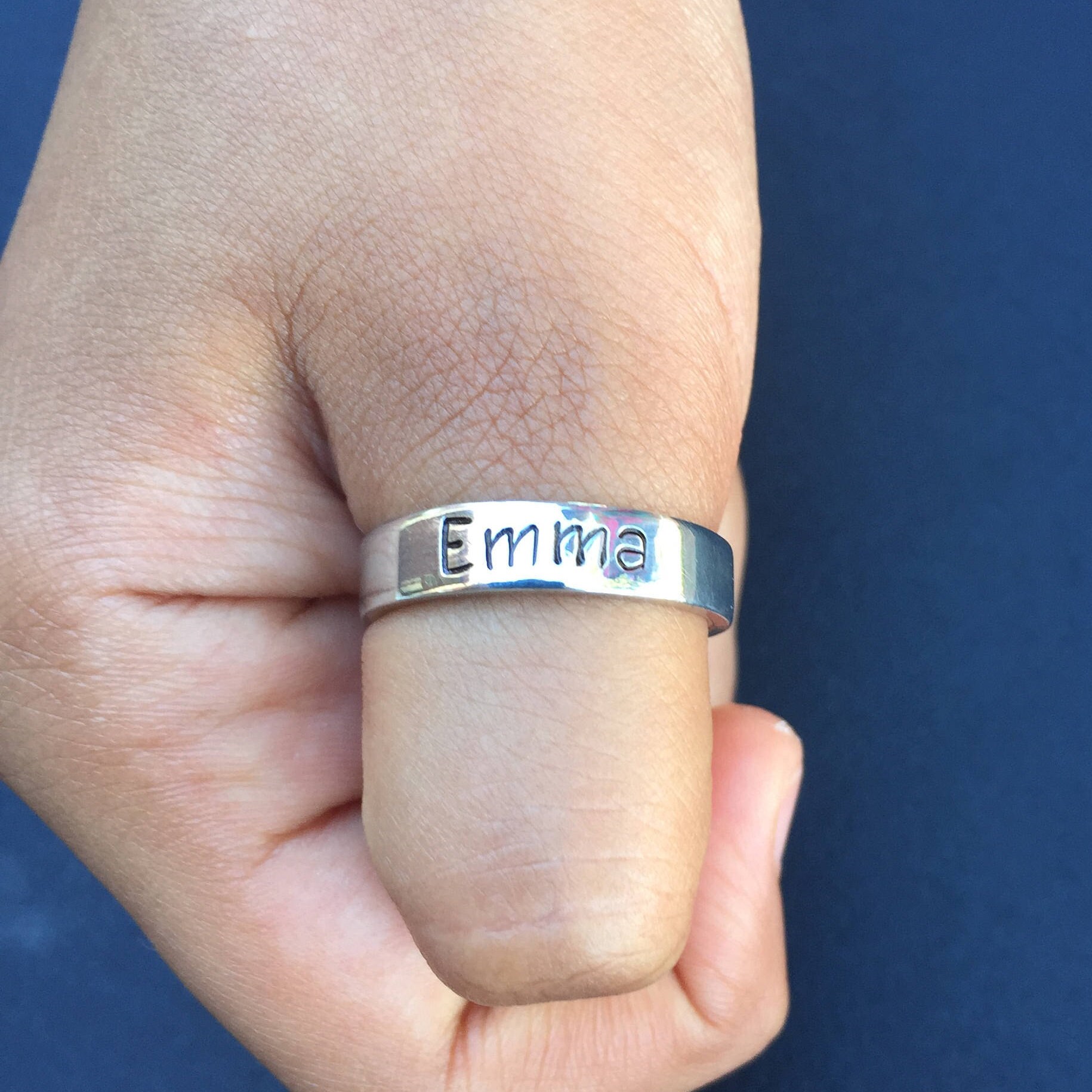 Name Ring Personalized Ring for Women Name Ring for Mom | Etsy