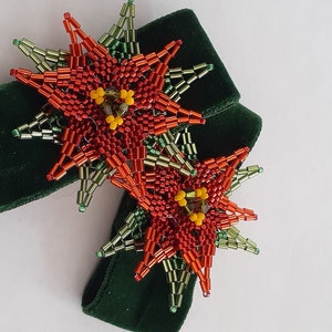 Modello PDF tutorial sulla decorazione dell'anello portatovagliolo con stella di Natale