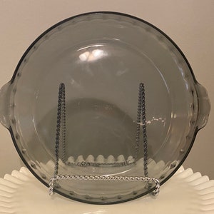 Pyrex Gray Fluted Edge Deep Dish Pie Plate - #229**