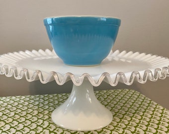 Vintage Pyrex UNNUMBERED Primary Blue 401 Mixing Bowl