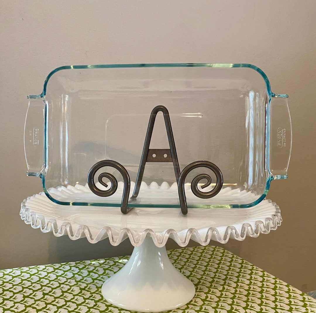 Vintage FRENCH Pyrex De Corning Rectangle Glass Baking Dish 236 Lasagna ...