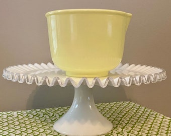 Glasbake for Sunbeam Yellow Stand Mixer Bowl - 1 1/2 Quart