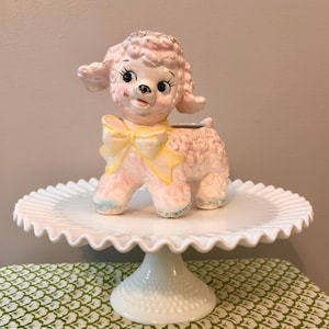 Vintage Ceramic Lamb Japan - Etsy